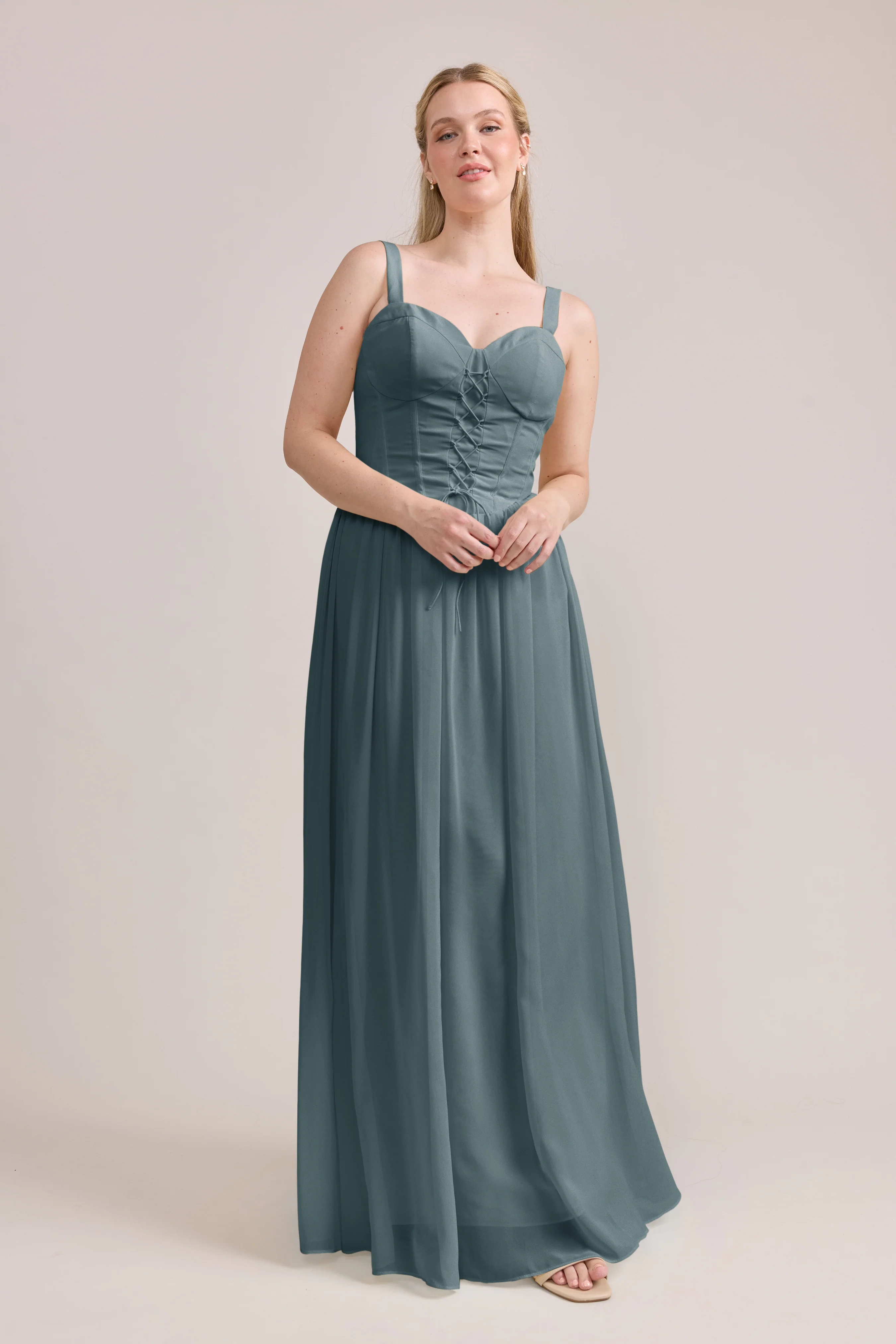 Alena Chiffon Dress | Made To Order - Image 44
