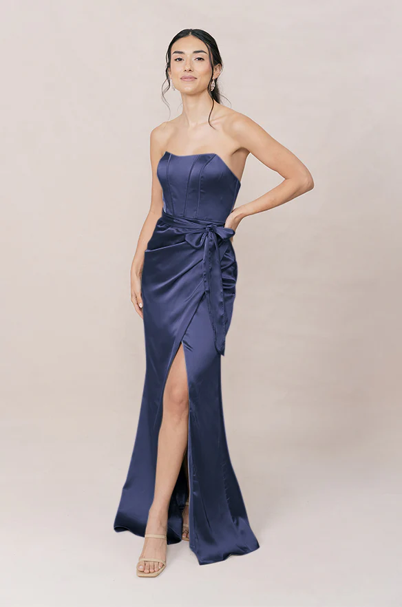 Amara Satin Dress | Made To Order - Image 54