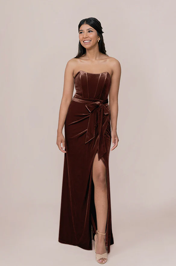 Amara Velvet Dress | Made To Order - Image 28
