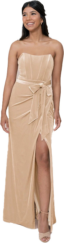 Amara Velvet Dress | Made To Order - Image 38