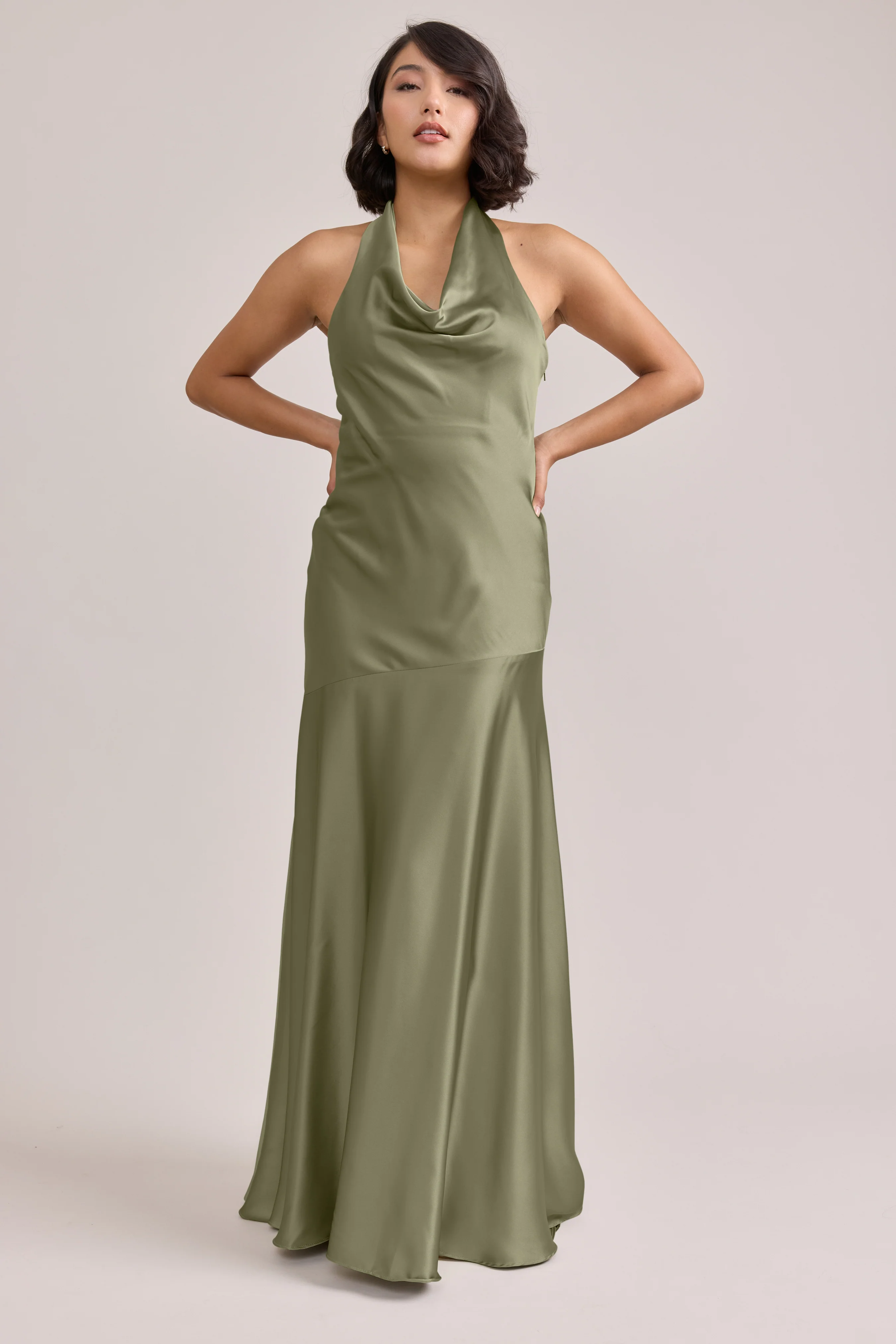 Amaya Satin Dress | Made To Order - Image 92