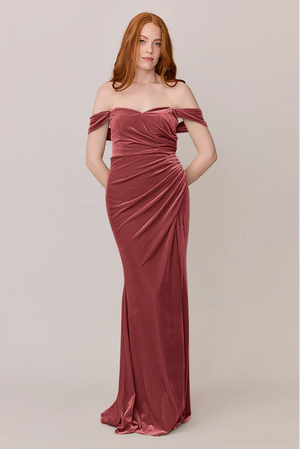 Ariel Convertible Velvet Dress | Made To Order - Image 18