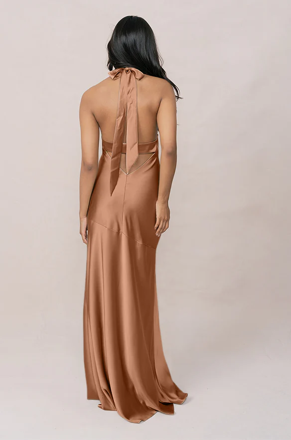 Athena Satin Dress | Made To Order - Image 100