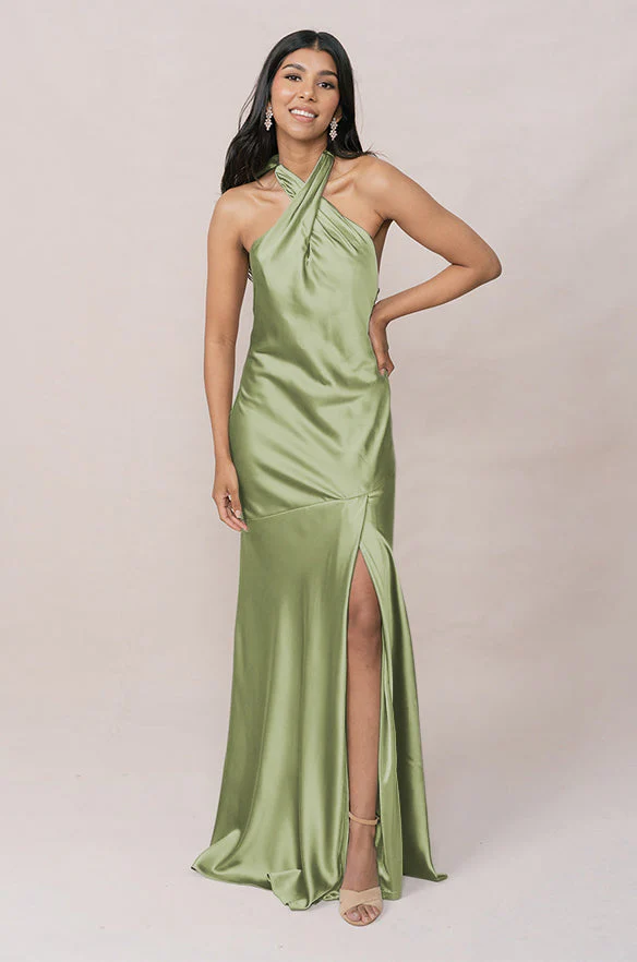 Athena Satin Dress | Made To Order - Image 153