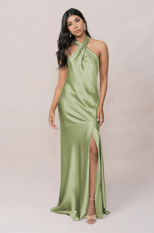 Athena Satin Dress | Made To Order - Image 155