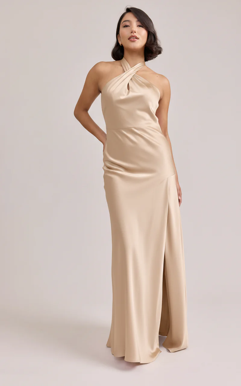 Athena Satin Dress | Made To Order - Image 179