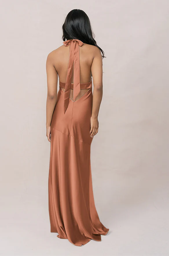 Athena Satin Dress | Made To Order - Image 24