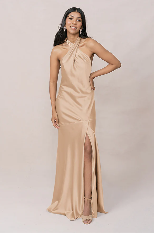 Athena Satin Dress | Made To Order - Image 45