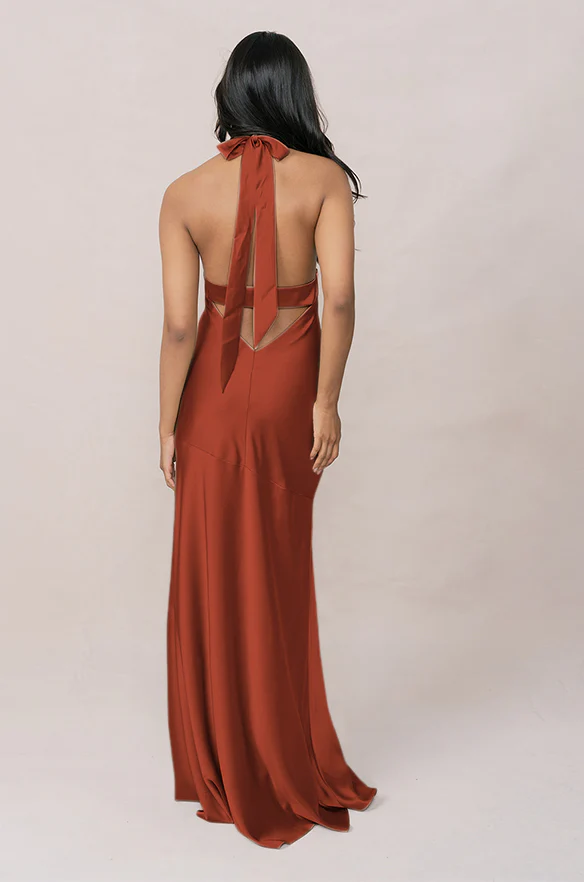 Athena Satin Dress | Made To Order - Image 84