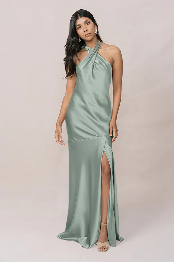 Athena Satin Dress | Made To Order - Image 85