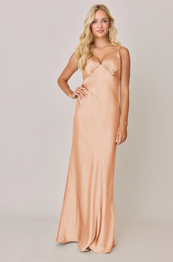 Audrey Satin Dress | Made To Order - Image 115