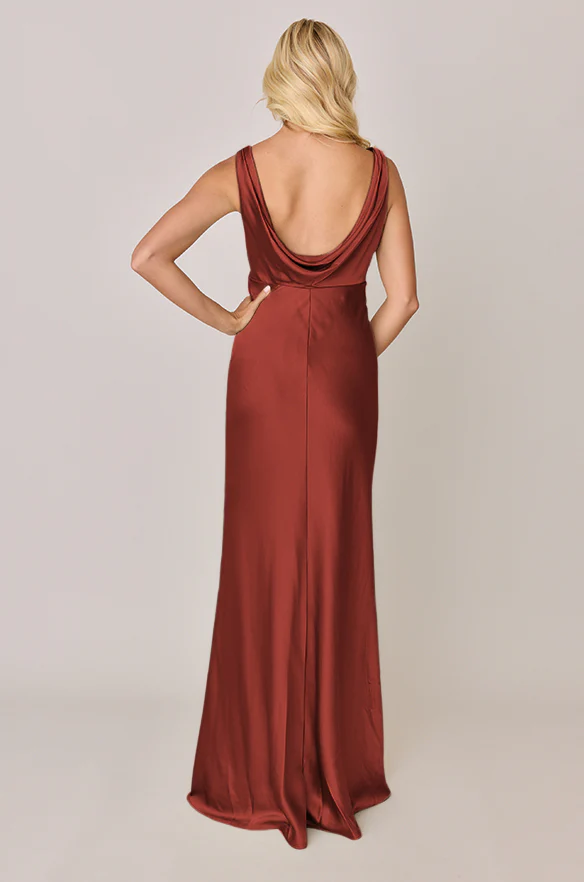 Audrey Satin Dress | Made To Order - Image 168
