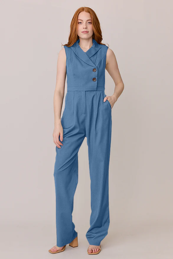 Blake Crepe Jumpsuit | Made To Order - Image 23