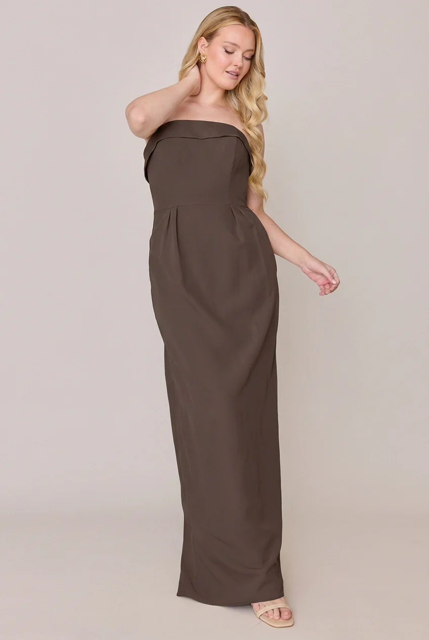 Caroline Crepe Dress | Made To Order - Image 189