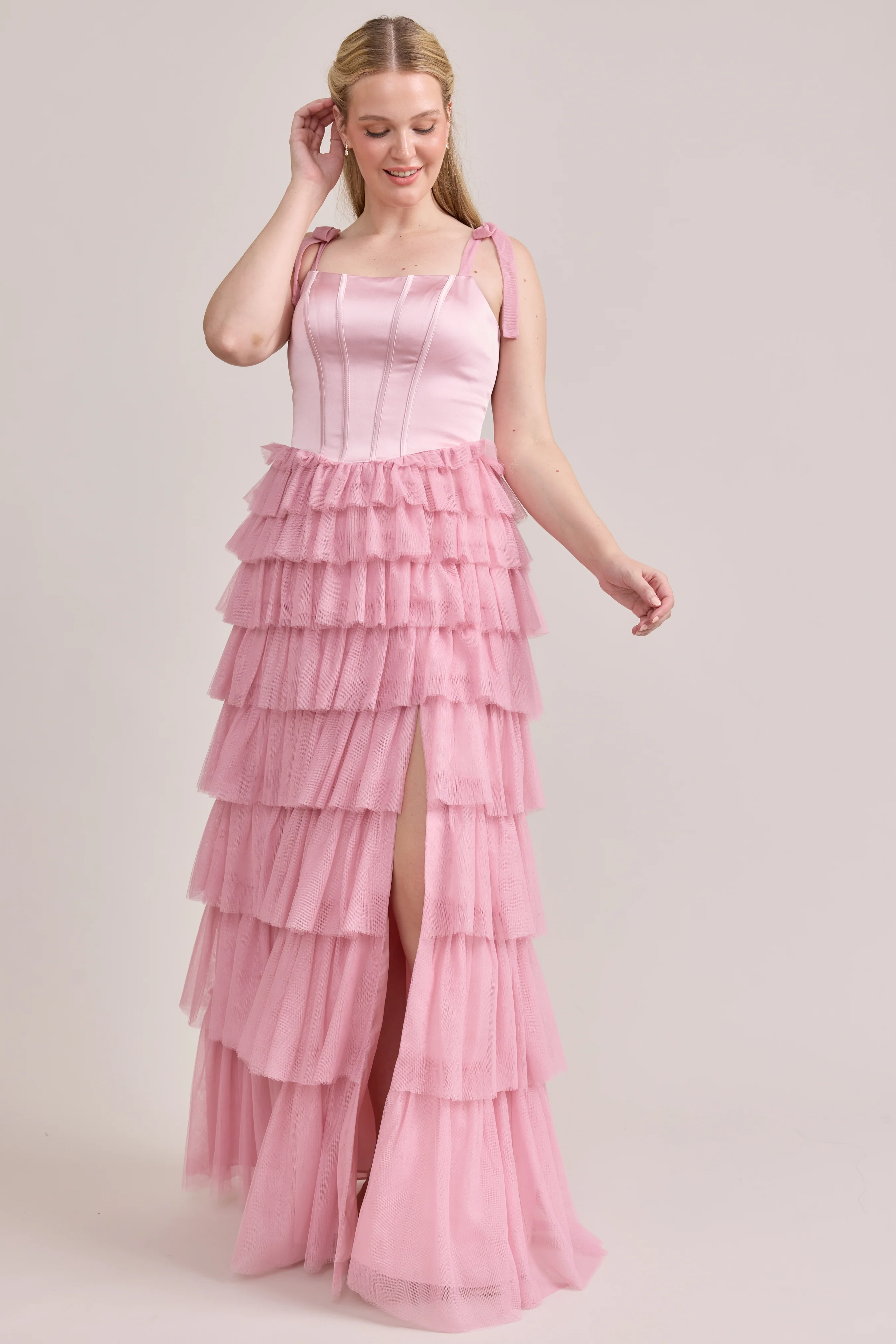Charlotte Satin + Tulle Dress | Made To Order - Image 2