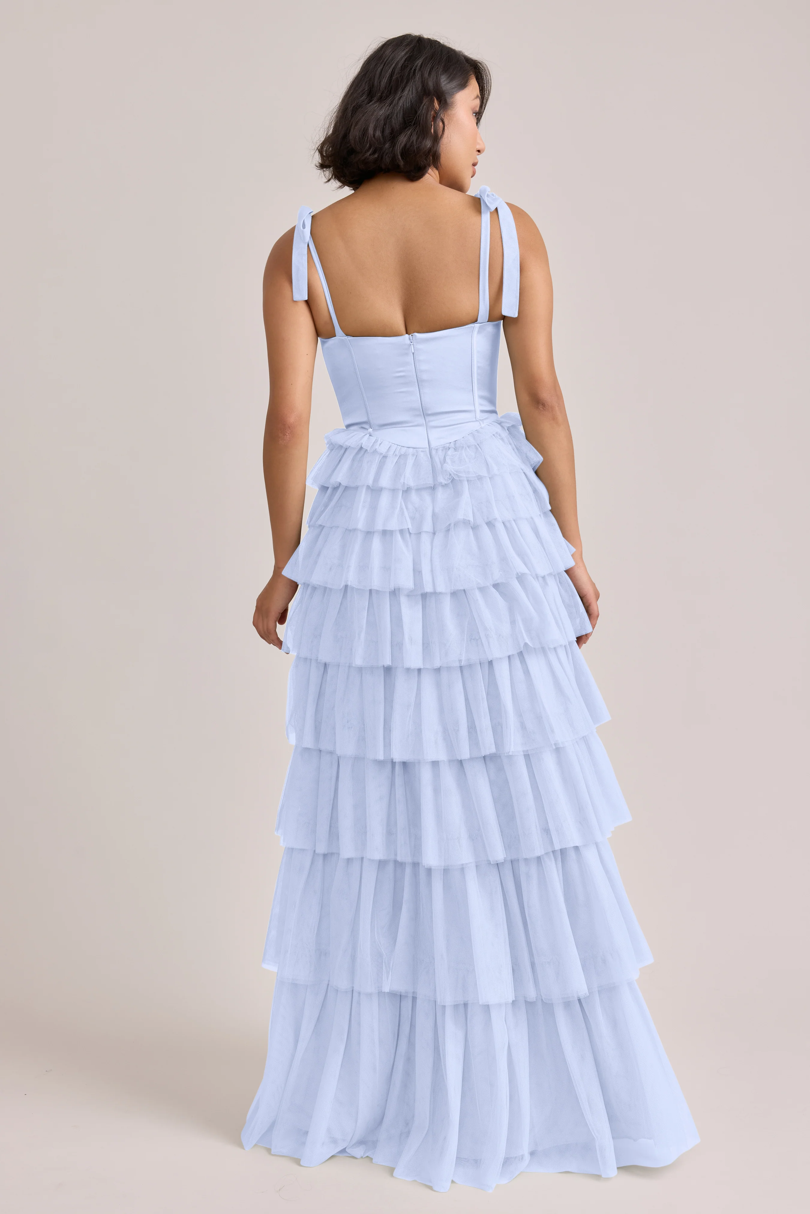 Charlotte Satin + Tulle Dress | Made To Order - Image 32