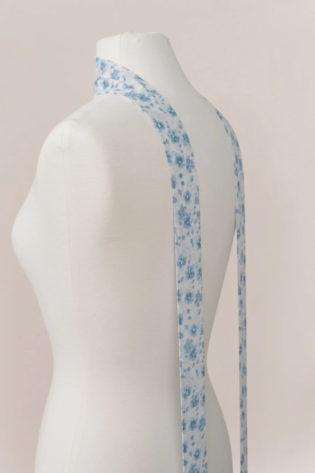 Chiffon Floral Print Skinny Scarf | Made To Order - Image 14