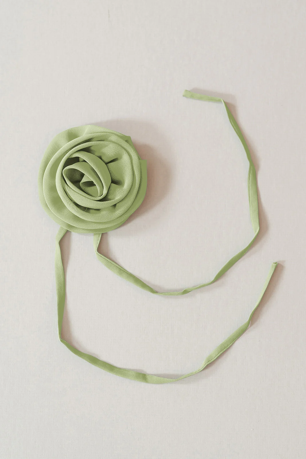 Chiffon Rose Neck Tie | Made To Order - Image 66