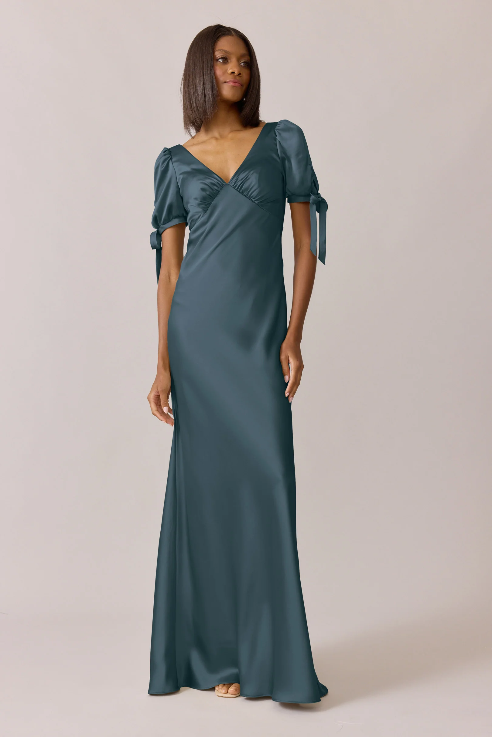 Daisy Satin Dress | Made To Order - Image 45