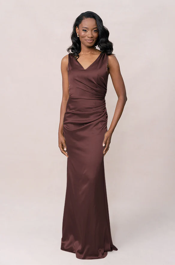 Dawson Satin Dress | Made To Order - Image 106