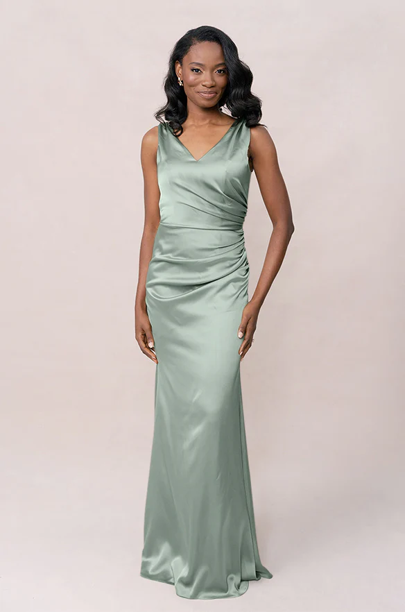 Dawson Satin Dress | Made To Order - Image 127