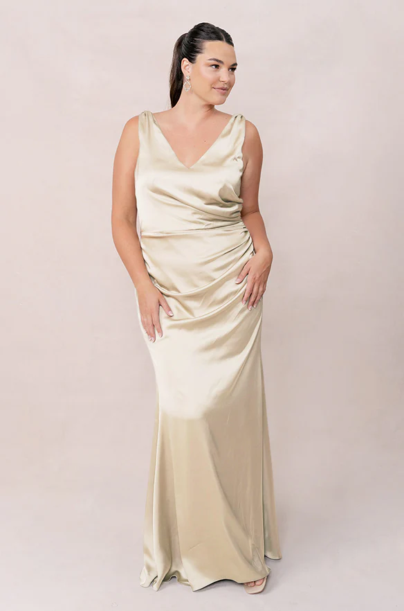 Dawson Satin Dress | Made To Order - Image 146
