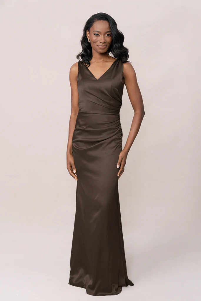 Dawson Satin Dress | Made To Order - Image 159