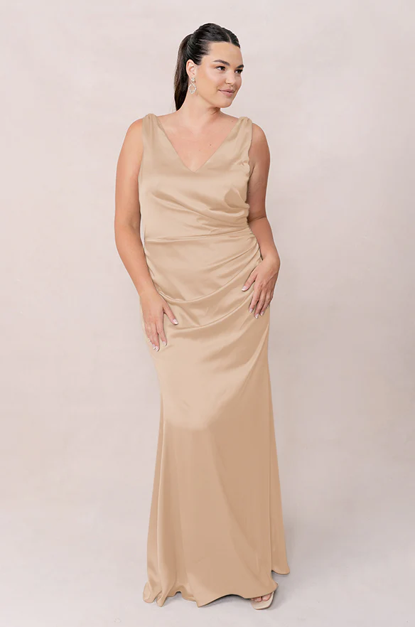 Dawson Satin Dress | Made To Order - Image 94