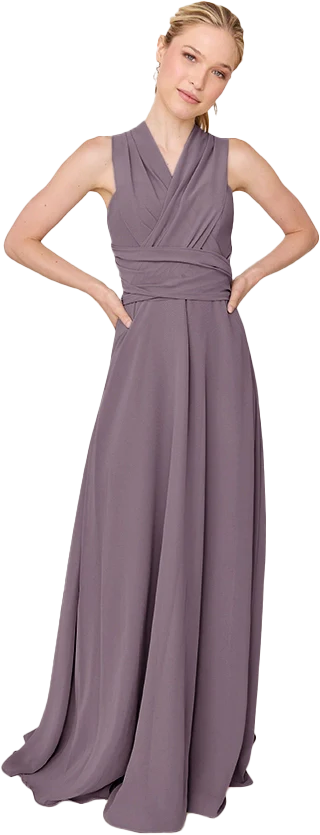 Devan Convertible Chiffon Dress | Made To Order - Image 50