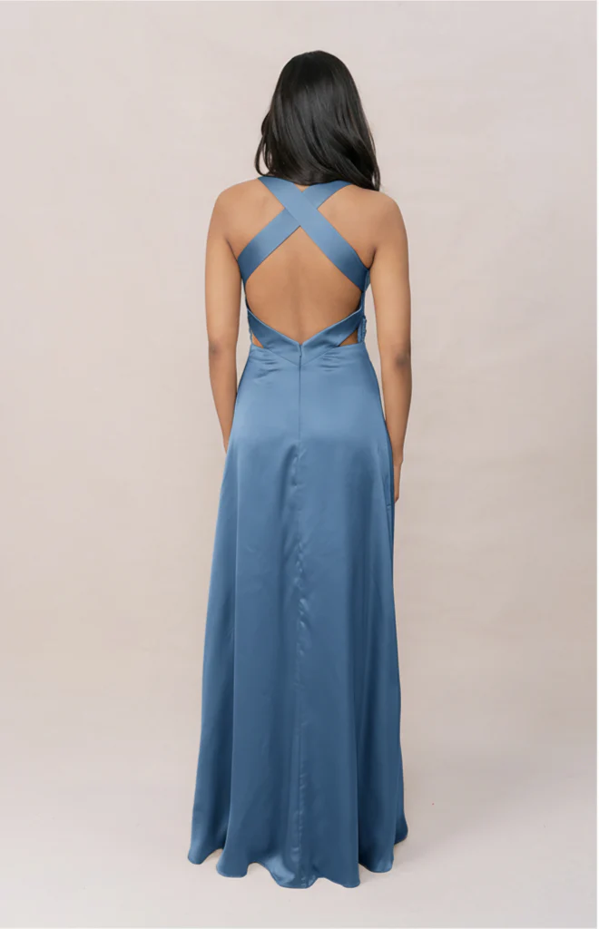 Dylan Satin Dress | Made To Order - Image 167