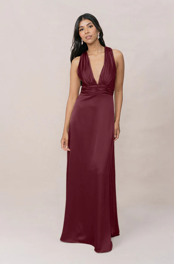 Dylan Satin Dress | Made To Order - Image 22