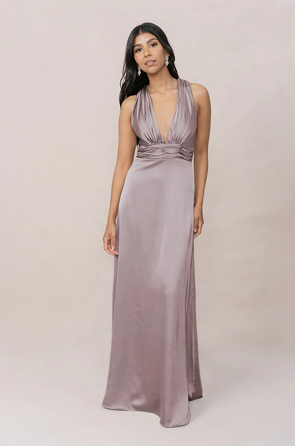 Dylan Satin Dress | Made To Order - Image 98