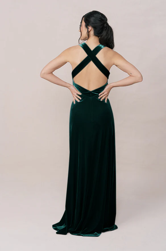 Dylan Velvet Dress | Made To Order - Image 39