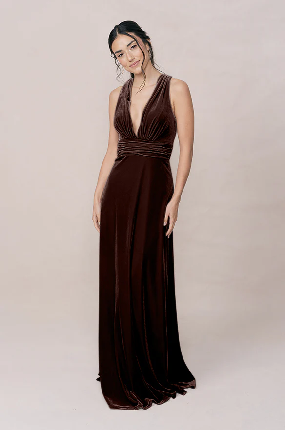 Dylan Velvet Dress | Made To Order - Image 52