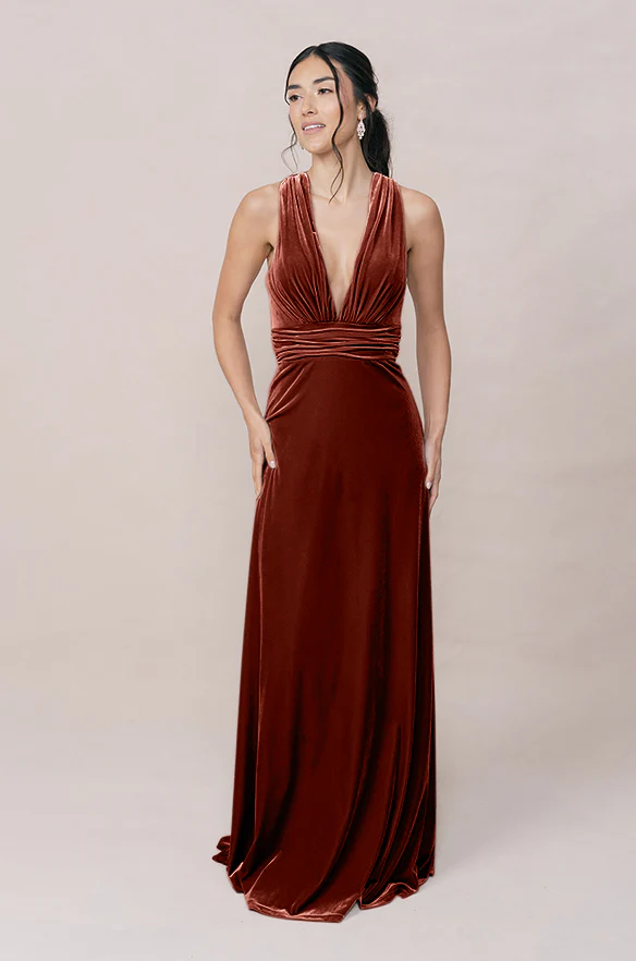 Dylan Velvet Dress | Made To Order - Image 72