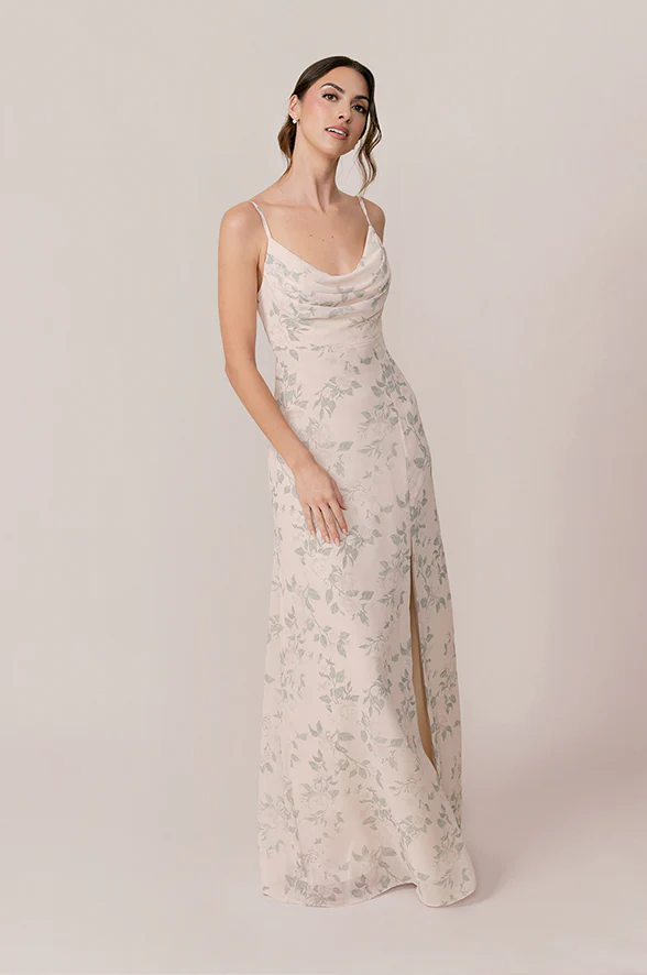 Ember Chiffon Floral Print Dress | Made To Order - Image 18