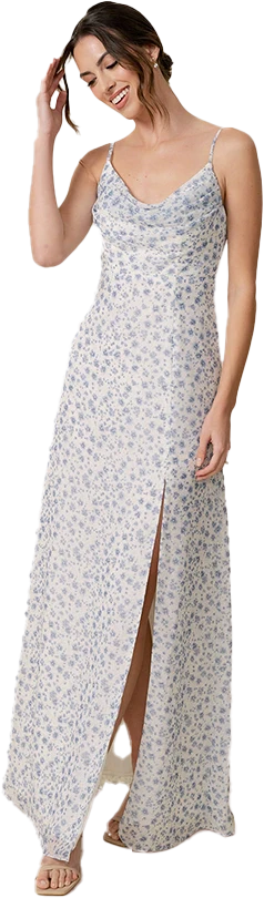 Ember Chiffon Floral Print Dress | Made To Order - Image 36