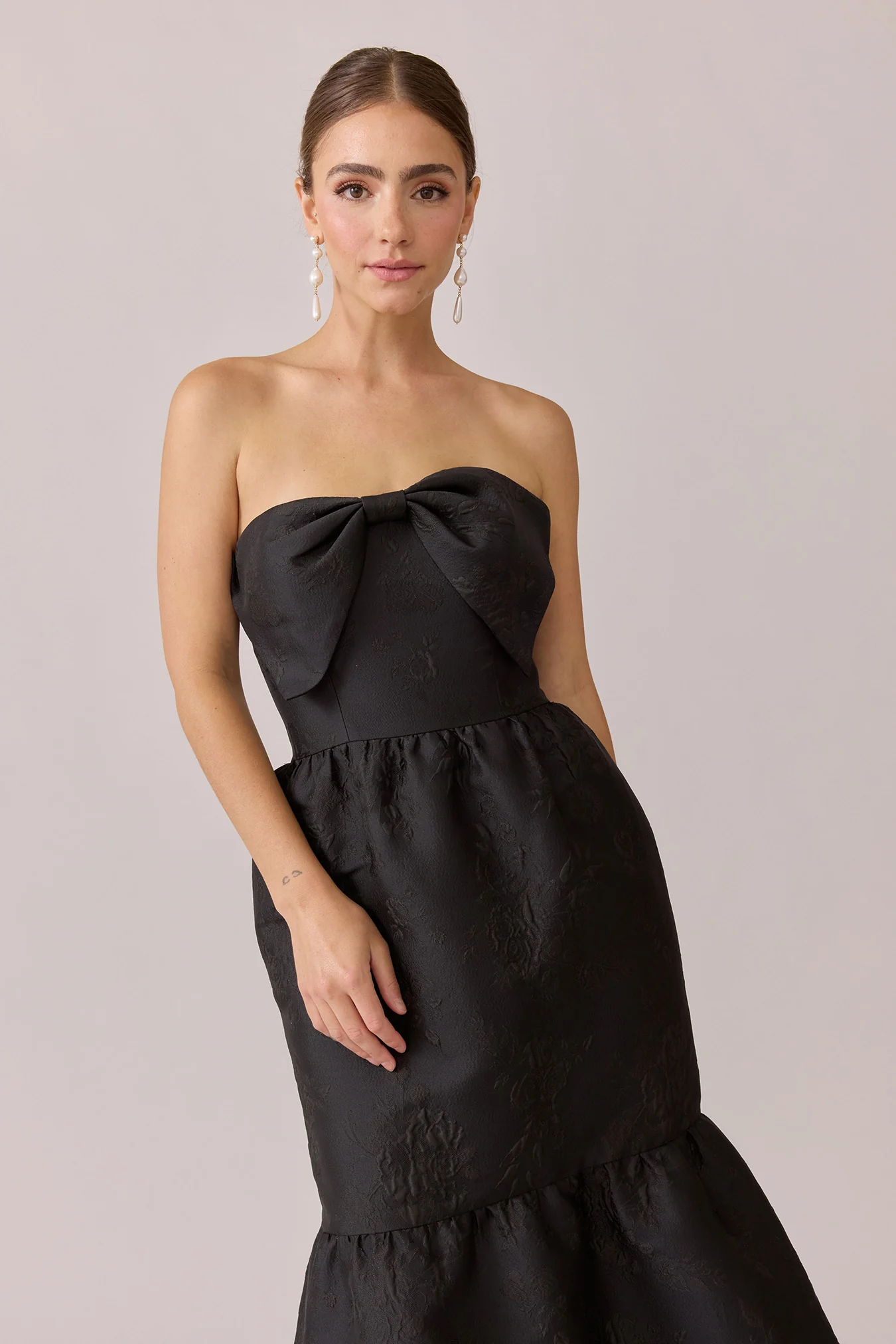 Esme Jacquard Dress | Made To Order - Image 9