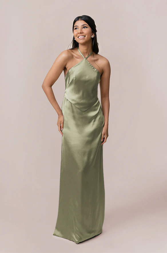 Everly Satin Dress | Made To Order - Image 57