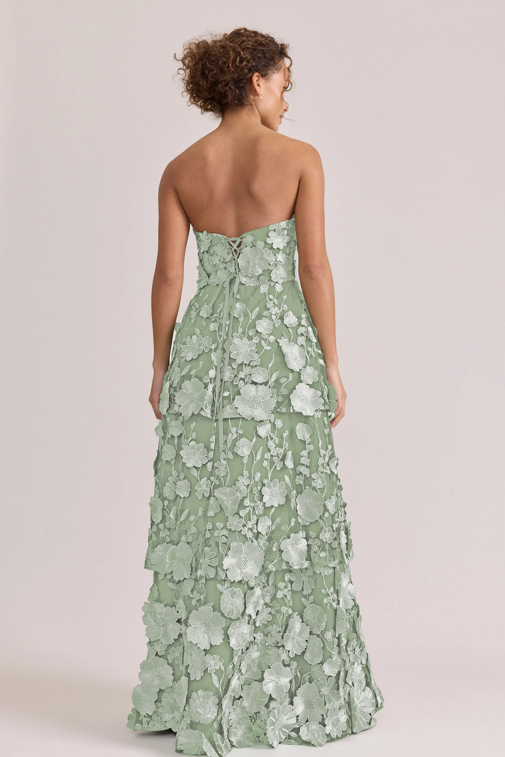 Flora Appliqué Dress Meadow | Ready To Ship - Image 2