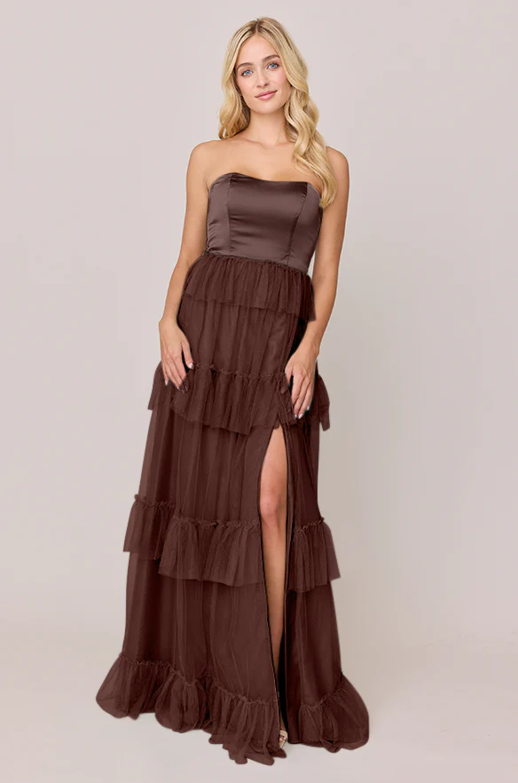 Frankie Convertible Satin + Tulle Dress | Made To Order - Image 32