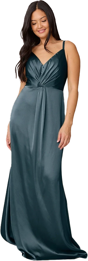 Giada Satin Dress | Made To Order - Image 124