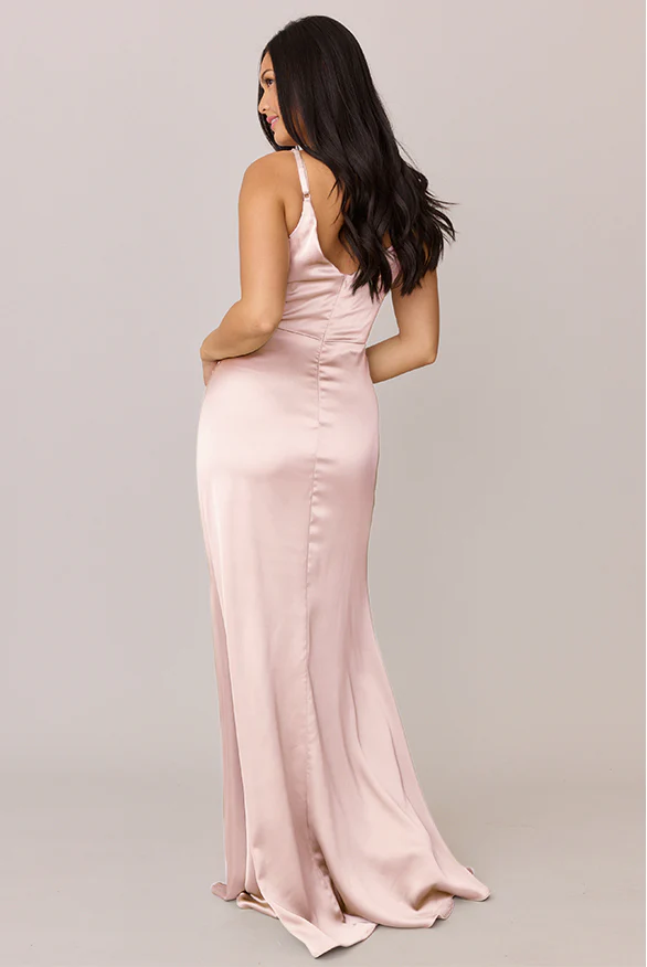 Giada Satin Dress | Made To Order - Image 15