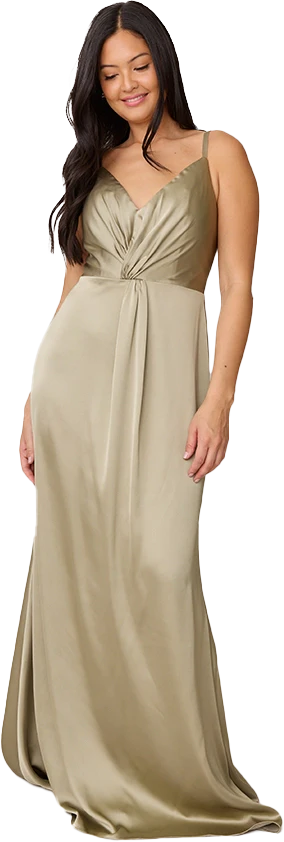 Giada Satin Dress | Made To Order - Image 151