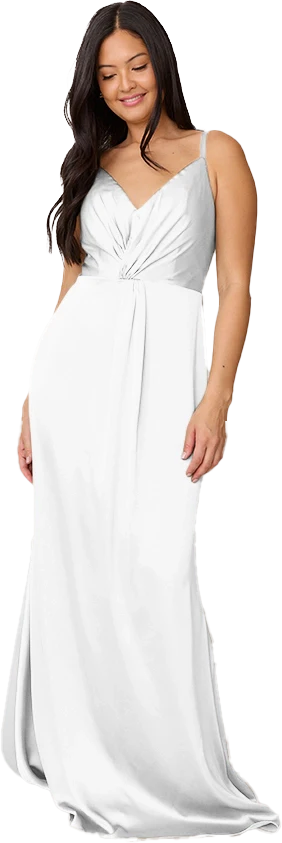 Giada Satin Dress | Made To Order - Image 158