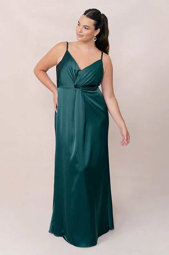 Giada Satin Dress | Made To Order - Image 2