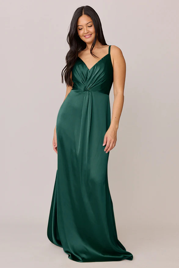 Giada Satin Dress | Made To Order - Image 34