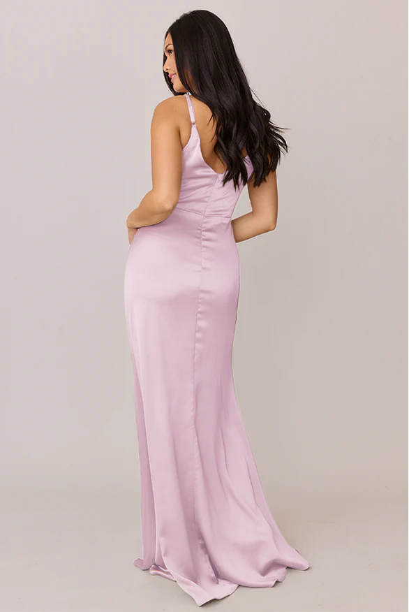 Giada Satin Dress | Made To Order - Image 9