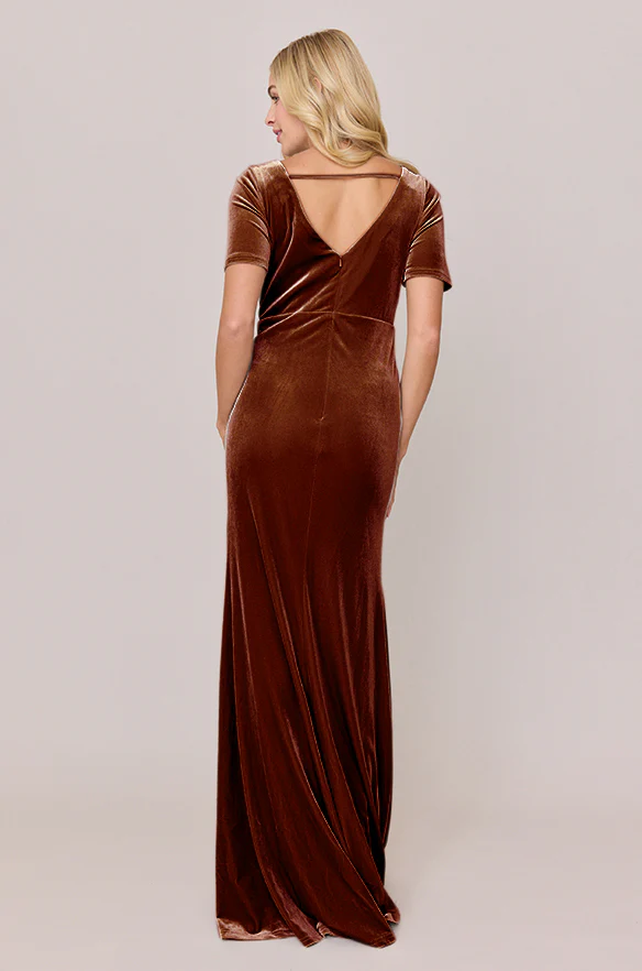 Giselle Velvet Dress | Made To Order - Image 43