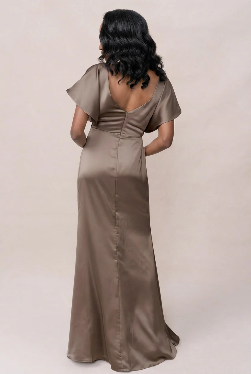 Gwen Satin Dress | Made To Order - Image 169